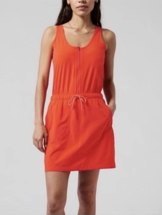 Athleta Dresses & Skirts - Athleta Expedition Dress Orange Size 14 New!